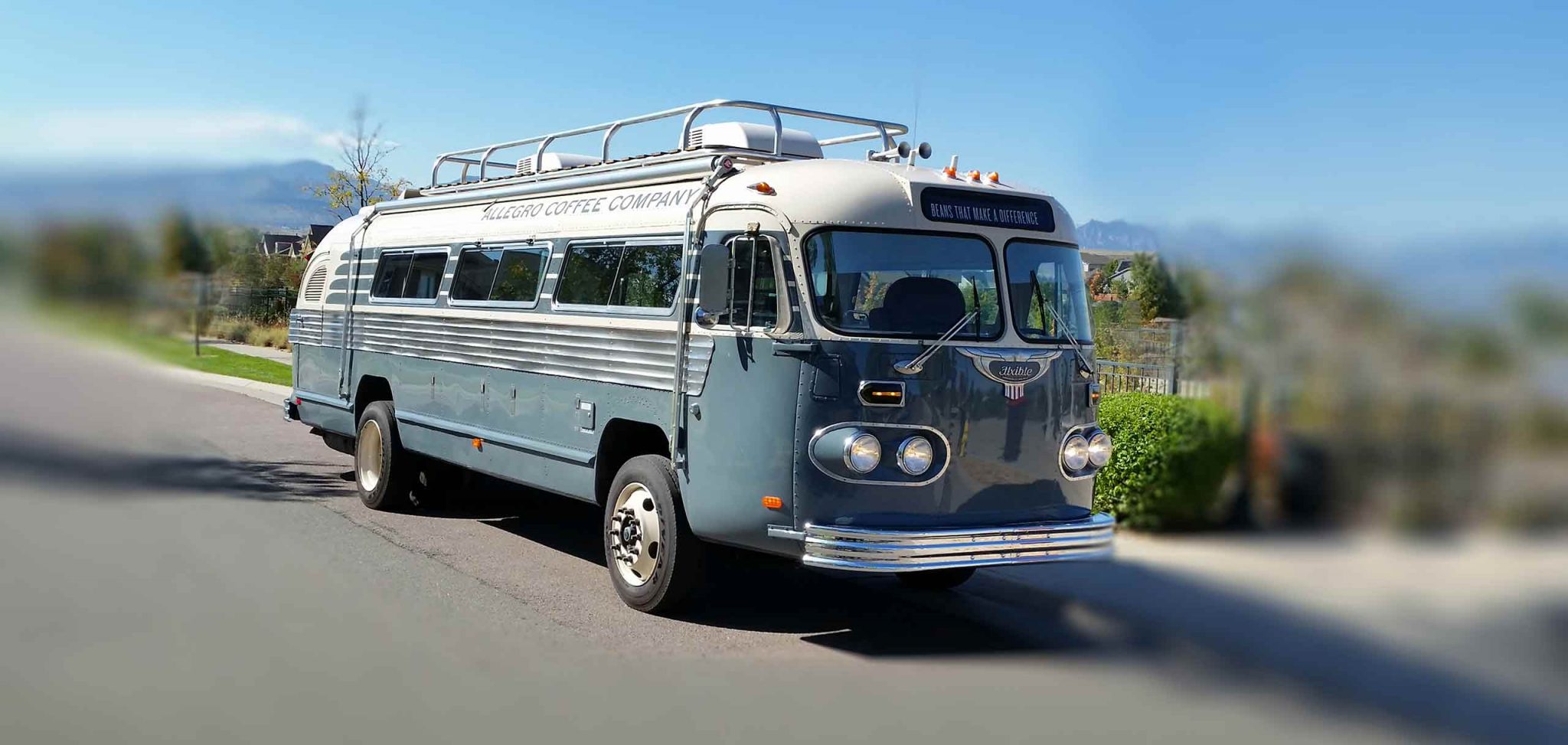 Allegro Coffee Bar Flxible Bus by Timeless Travel Trailers