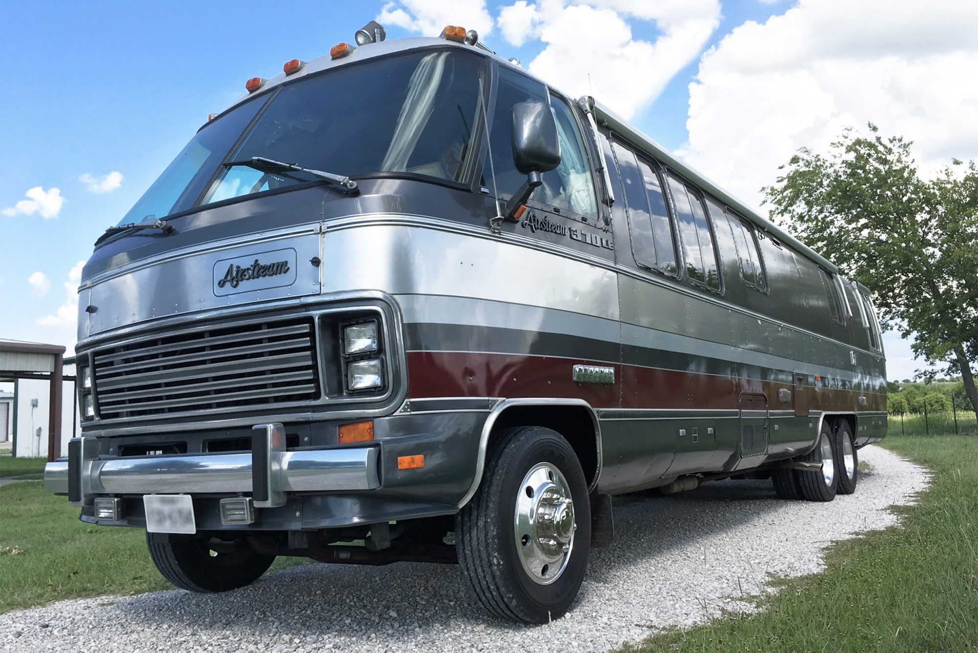 Loretta the vintage Airstream Motorhome - Built by Timeless Travel Trailers